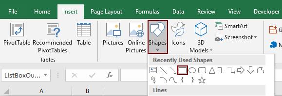 cách tạo danh sách thả xuống với nhiều Checkboxes trong Excel